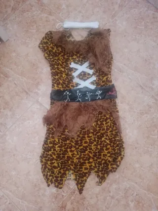 Disfraz Cavernícola Niña Talla 10-11