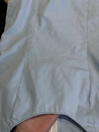 Traje Flamenca Celeste y Marrón