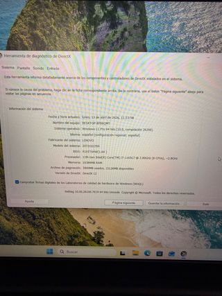 Lenovo Thinkpad E15 teclado ingles