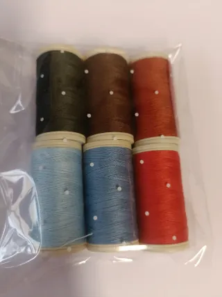 Set 6 Hilos Coser Colores Variados