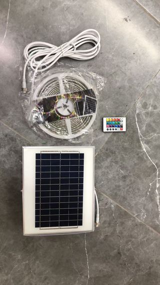 Tira LED Solar RGB Exterior