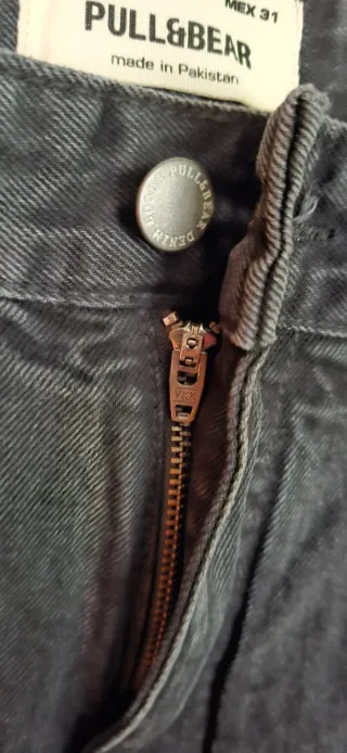 Men's baggy jeans carbon black streetwear