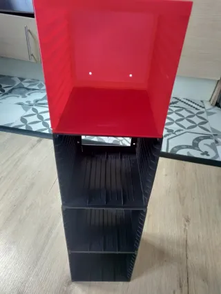 4 Módulos Estantería CD Plástico