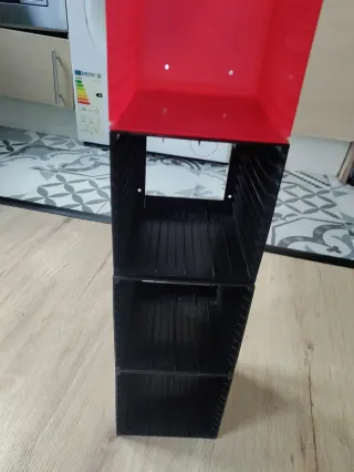 4 Módulos Estantería CD Plástico