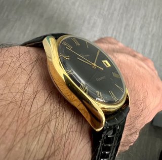Reloj vintage Thermidor cuarzo Negro/Dorado