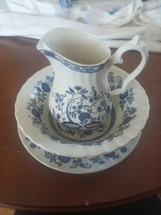 Vajilla inglesa Crown Clarence porcelana