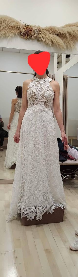 Vestido de Novia Encaje Blanco