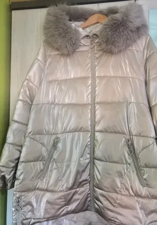 Cazadora dorada mujer