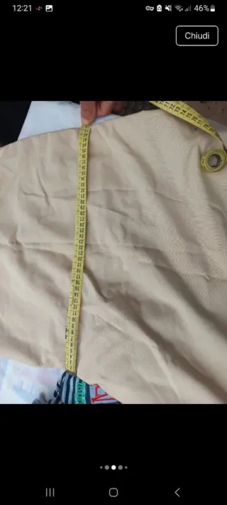 Gonna beige taglia M vintage handmade