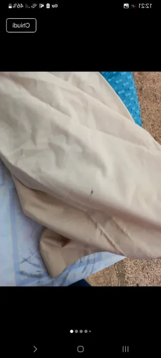 Gonna beige taglia M vintage handmade