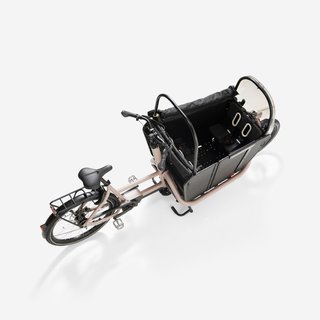 Bicicleta de carga cargobike Eléctrica Familiar F900E Gris
