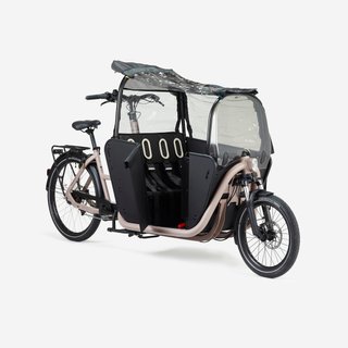 Bicicleta de carga cargobike Eléctrica Familiar F900E Gris