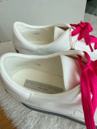 Stella McCartney Zeppa Bianca Stelle Rosse