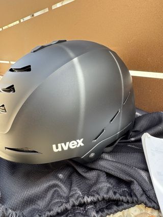 Casco Esquí Uvex Stance Adulto Negro Mate