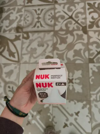 NUK PERFECT MATCH Tetinas Talla S (2 uds)