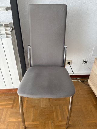 Sedie da pranzo imbottite (4 unità)