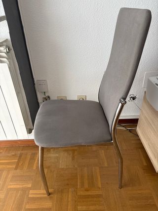 Sedie da pranzo imbottite (4 unità)