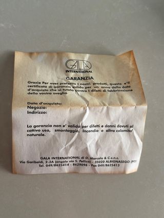 Sveglia Pippo anni '90