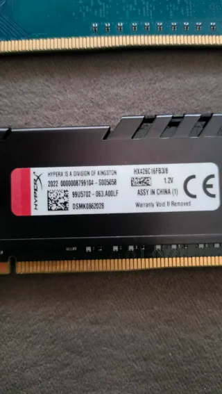 Cambio 2 memorias RAM de 8gb ddr4 por procesador.