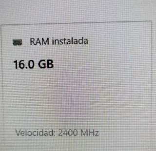 Cambio 2 memorias RAM de 8gb ddr4 por procesador.