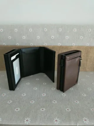 2x Carteras/monedero/Tarjetero