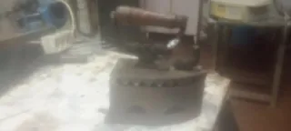 Plancha de carbón antigua