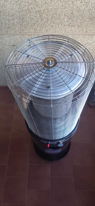 Estufa de Gas Exterior Negra