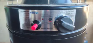 Estufa de Gas Exterior Negra