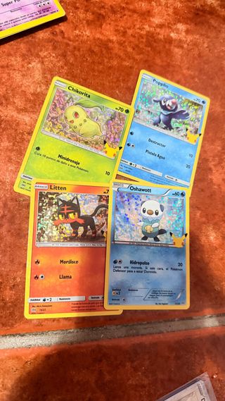 Lote de cartas Pokémon
