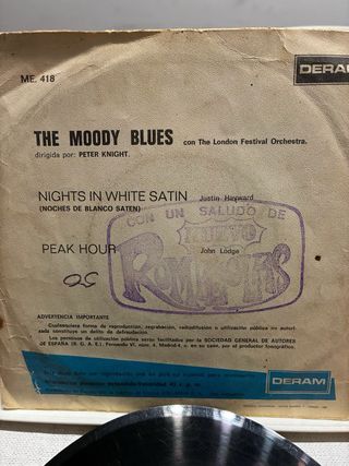 Vinilo The Moody Blues - Nights in White Satin