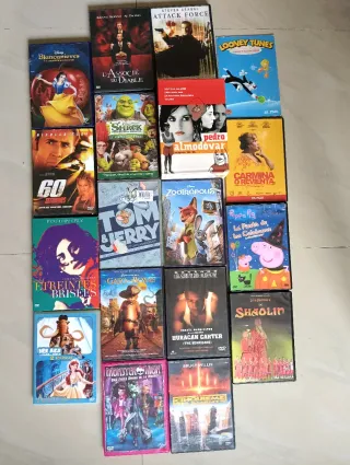 Lote DVDs Películas Familia Español