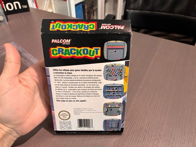 Crackout Nintendo NES Palcom Software