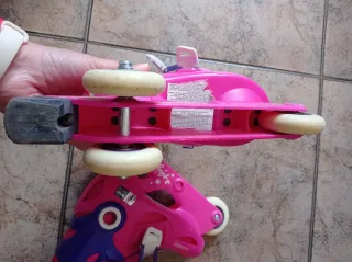 Patines en línea Oxelo rosas y morados