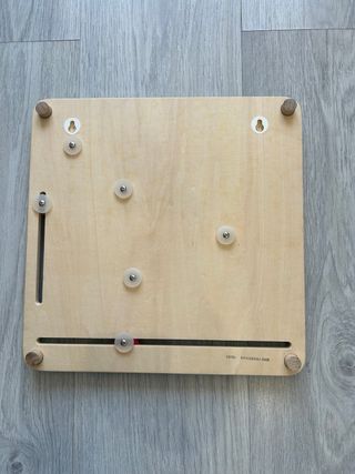 Tablero de aprendizaje infantil de madera