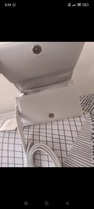 Bolso de fiesta plateado