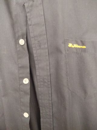 Camisa BEN SHERMAN Negra Manga Corta Hombre M