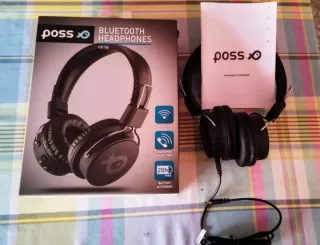 Auriculares Bluetooth POSS H186 Negros