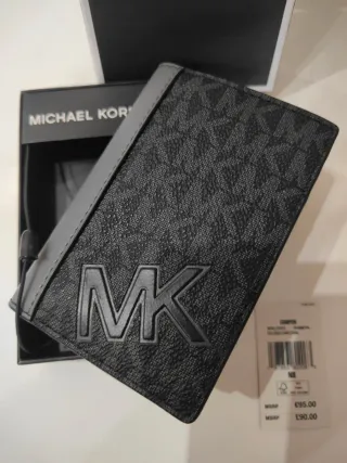 Michael Kors Portafoglio Uomo Nero