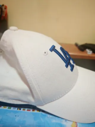 Gorra Dodgers x Mr. Peanut Azul y Blanca