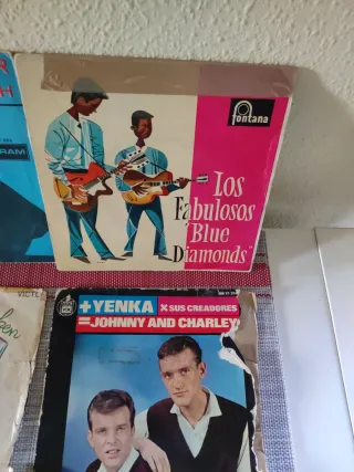 Lote 4 Vinilos Pop Rock Internacional y Nacional