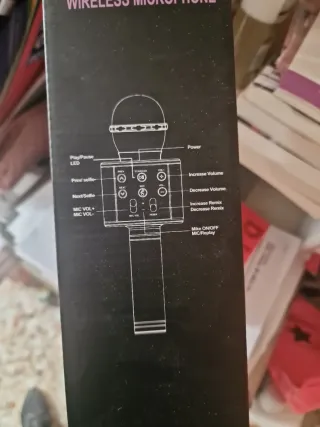 Micrófono Karaoke Negro