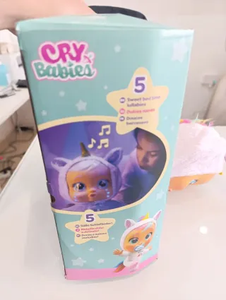 Muñeca Cry Babies Unicornio