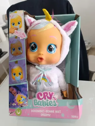 Muñeca Cry Babies Unicornio