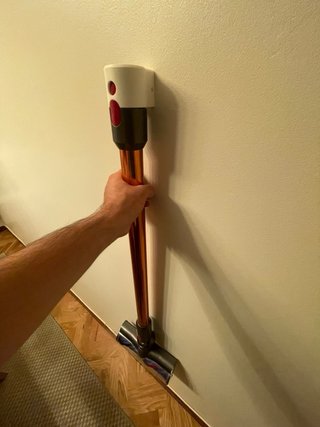 Sporte pared tubo aspirador Dyson