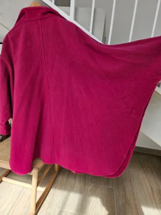Abrigo/poncho  rosa