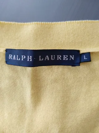 Cárdigan de manga corta Ralph Lauren talla L