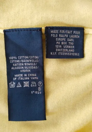Cárdigan de manga corta Ralph Lauren talla L