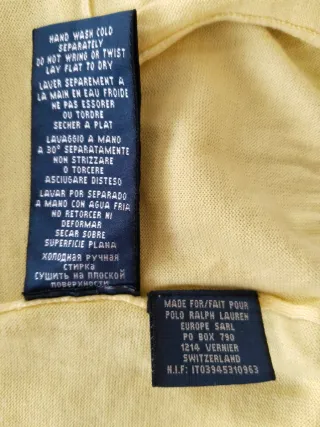Cárdigan de manga corta Ralph Lauren talla L