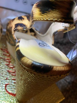 Sandalias de cuña Ciaodea Leopardo Talla 40