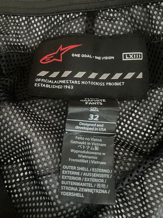 Pantalones Enduro Alpinestars Negros